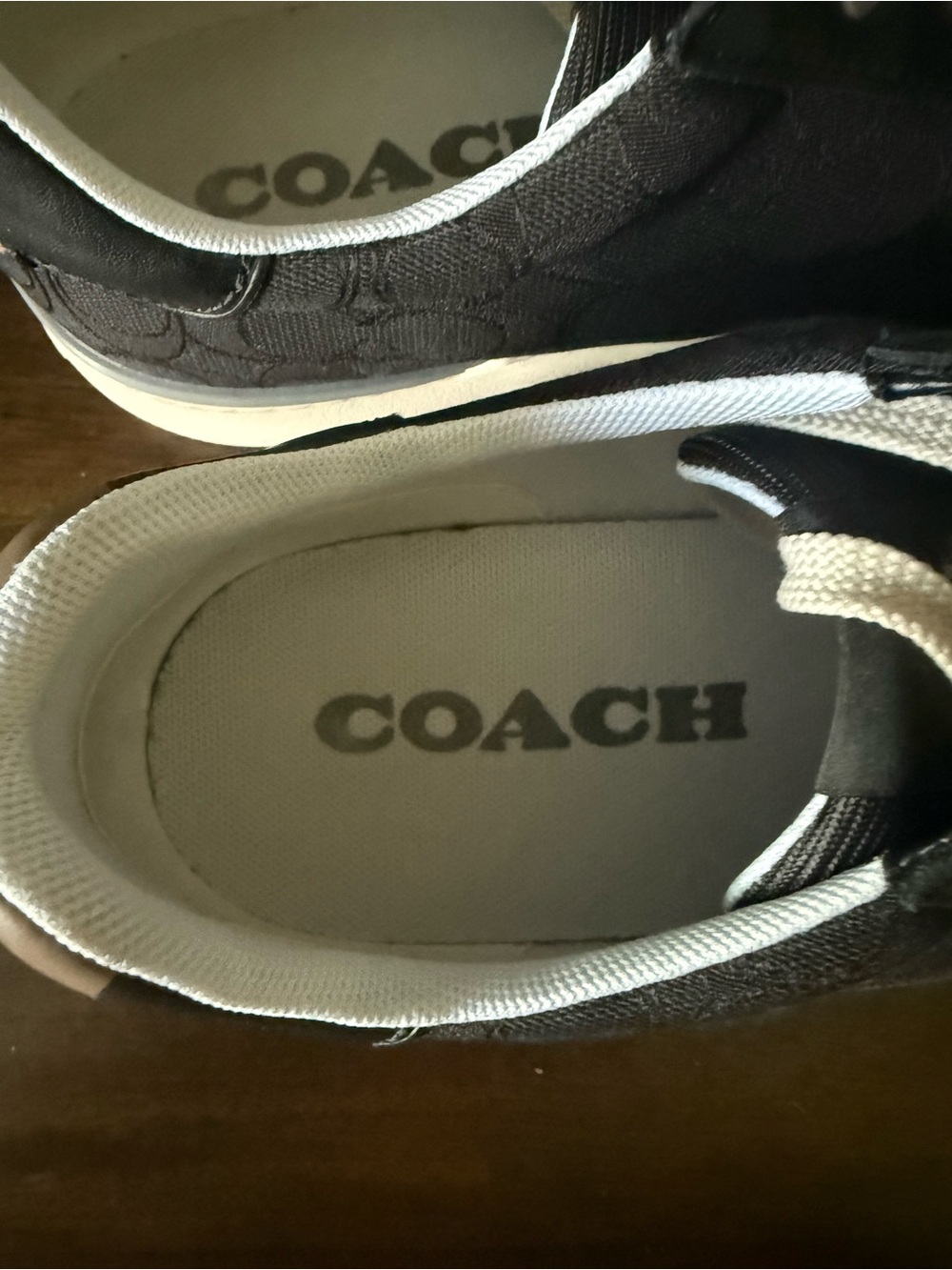 Coach Clip Low Top Signature Sneaker In Black Men’s Size 13D With Box - Picture 5 of 8